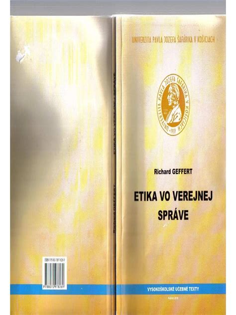 Schematické znázornenie etických princípov vo verejnej správe