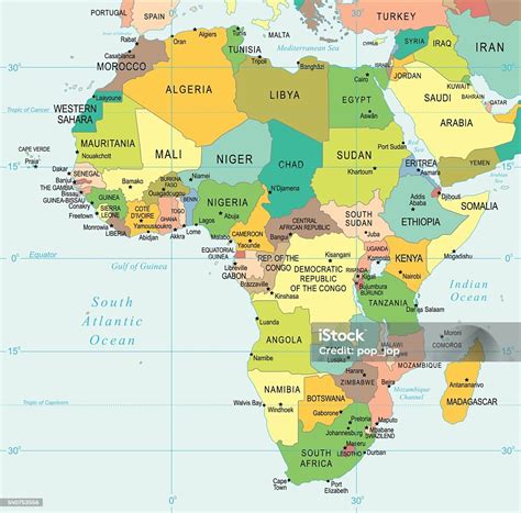 Mapa Afriky s vyznačenými krajinami, kde pôsobí Castel Group