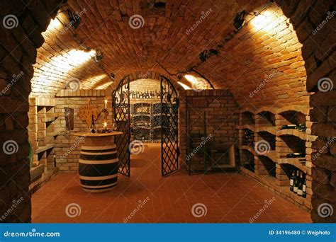 Interior of a traditional Tokaj wine cellar