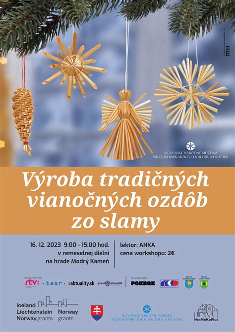 Ukážka tradičných vianočných výrobkov