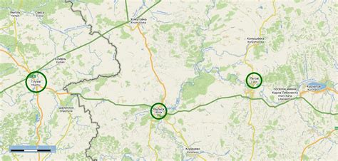 Mapa s vyznačenou trasou maratónu