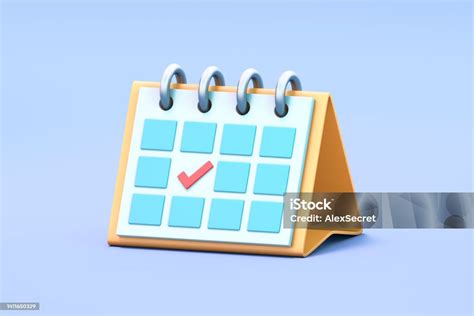 Ilustrácia kalendára s označeným stornom