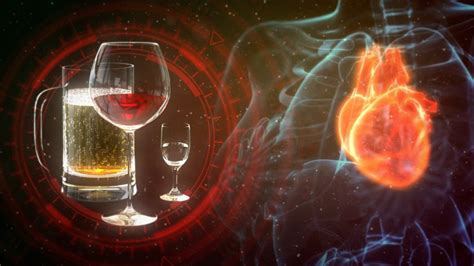 Infografika porovnávajúca riziká mierneho a nadmerného pitia alkoholu pre srdce