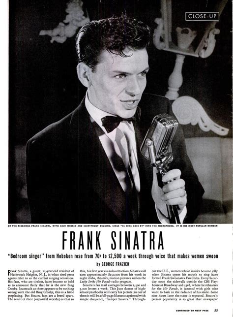 Frank Sinatra v mladosti