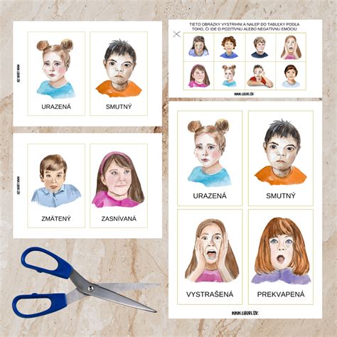 Collage fotografií detí s typickými črtami tváre FAS