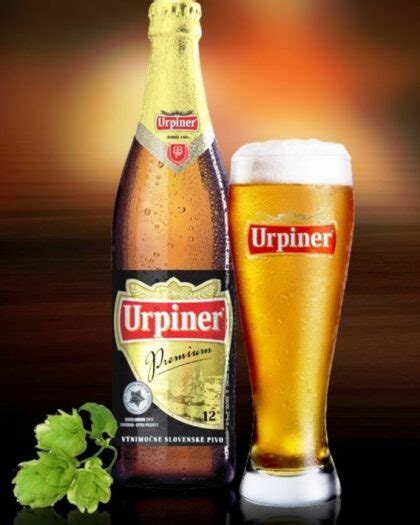 Ilustračná fotografia piva Urpiner Premium 12°