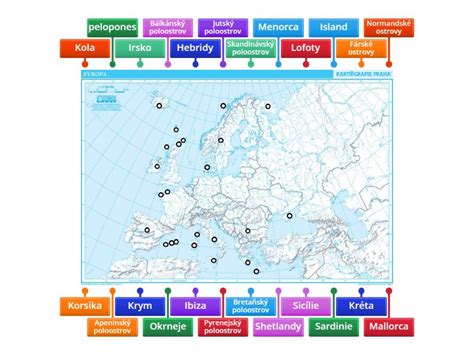 Mapa írskeho a škótskeho pobrežia