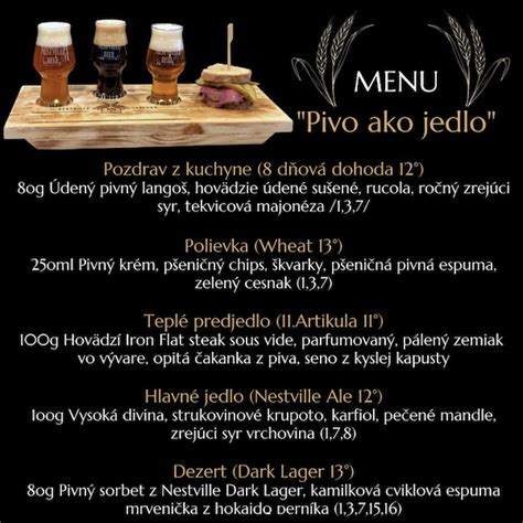 Pivo a jedlo