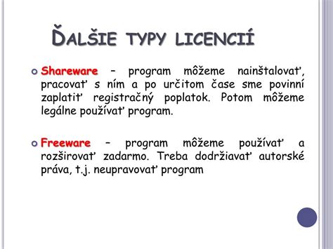 infografika porovnávajúca rôzne typy licencií na alkohol