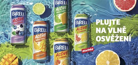 Fľaše Birell rôznych príchutí