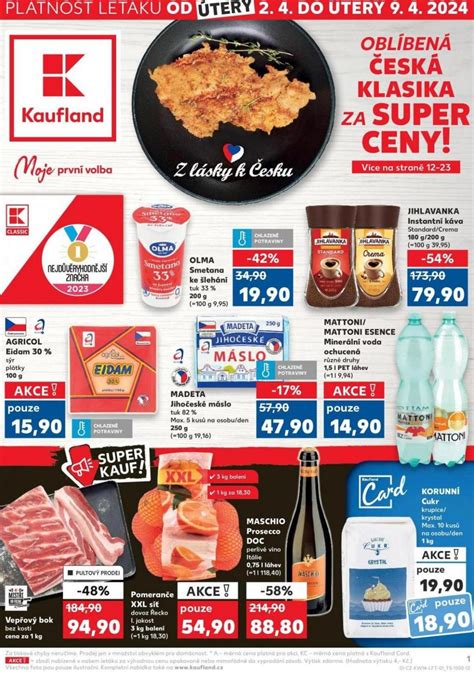 Obálka Kaufland akciového letáku