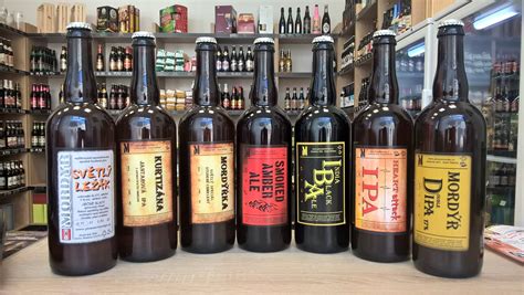 Sortiment značiek piva z Hurbanovského pivovaru