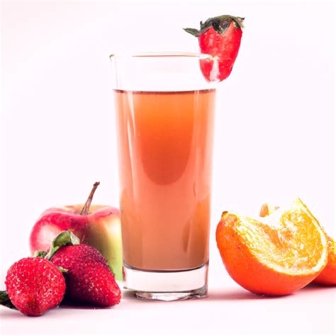 Ovocný koktail s ľadom a ovocím