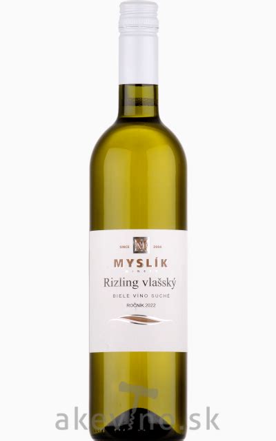 Fľaša ružového vína Rizling Vlašský