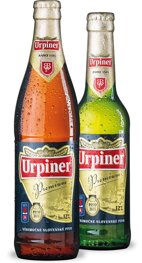 Fľaša piva Urpiner Premium 12°