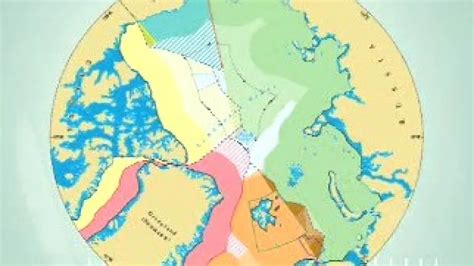 Mapa arktických oblastí
