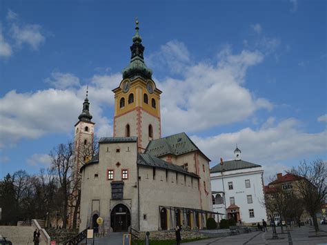 Stará fotografia Banskej Bystrice s historickými budovami