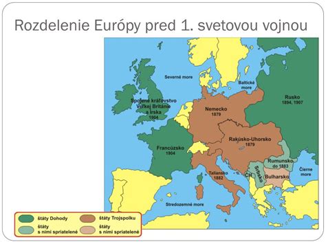 Mapové zobrazenie Európy pred druhou svetovou vojnou