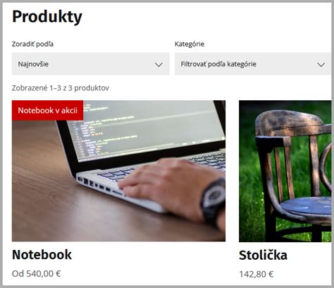 prehľad parametrov produktu