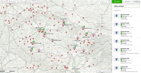 Mapa pivovarov v Českej republike a na Slovensku