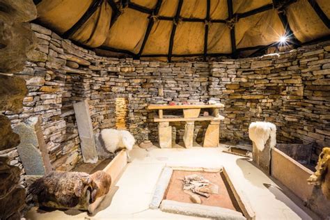 Reštaurácia v Skara Brae, neolitická osada