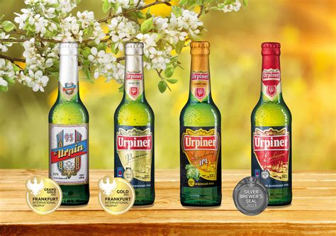 Fľaše piva Urpiner