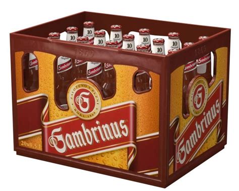 Moderná fľaša piva Gambrinus