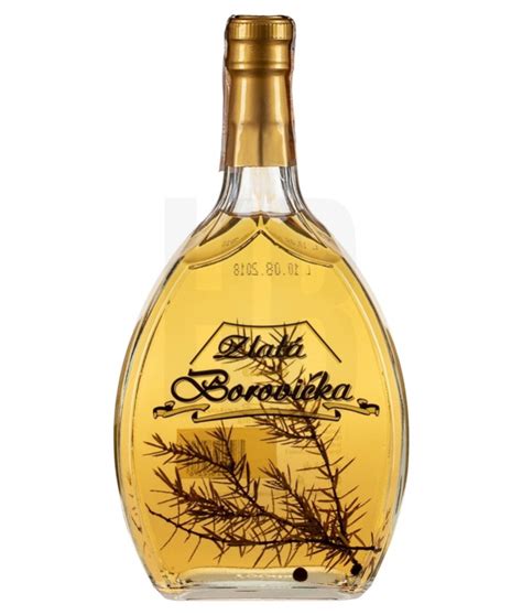 Fľaša Cassovia Zlatá Borovička