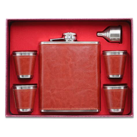 Sada ploskačky s pohárikmi a lievikom