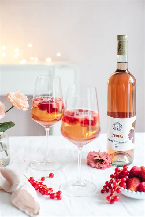 Fľaše ružového vína