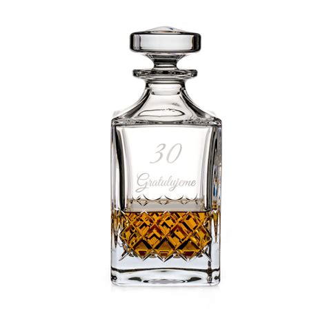 gravírovaná fľaša whisky