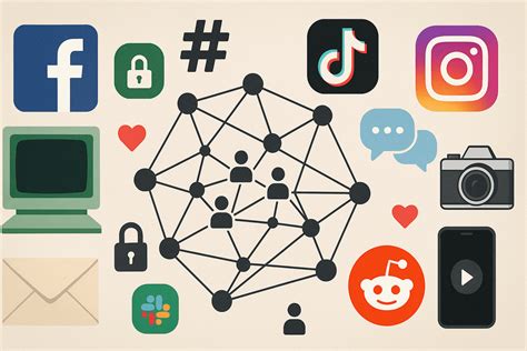 Diagram znázorňujúci osobnú a formálnu sociálnu sieť