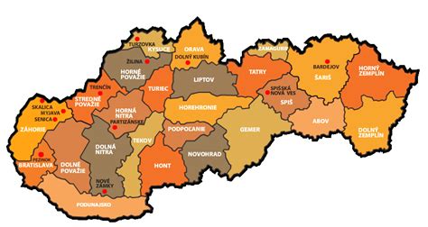 Mapa vinohradníckych oblastí Slovenska s dôrazom na región Michalovce