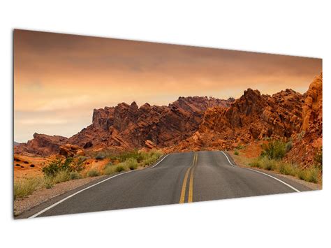 Obraz ľadovej cesty v Estónsku