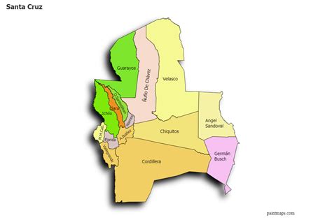 Mapa Kuby s vyznačeným Santa Cruz del Norte