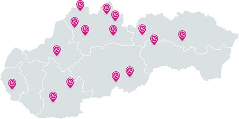 Mapa predajní McDonald's na Slovensku