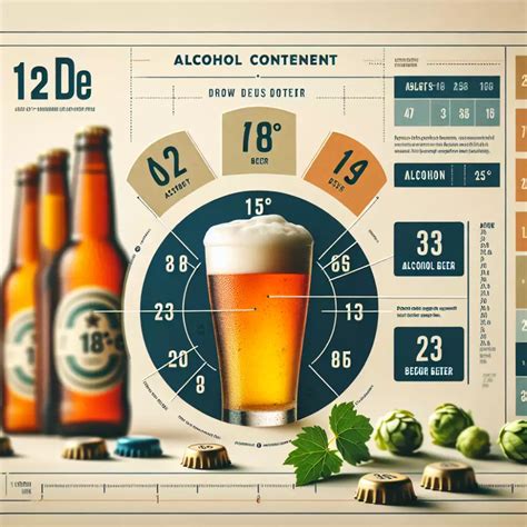 Grafické znázornenie obsahu alkoholu a kalórií v rôznych typoch piva.