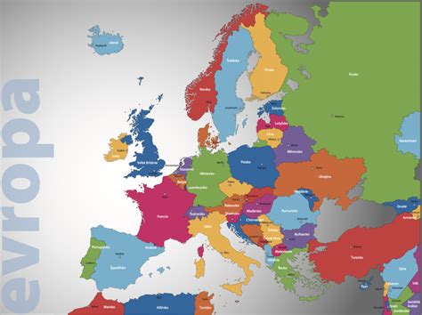 Mapa Európy s vyznačenou spotrebou alkoholu