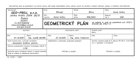 Diagram znázorňujúci proces zápisu geometrického plánu do katastra nehnuteľností