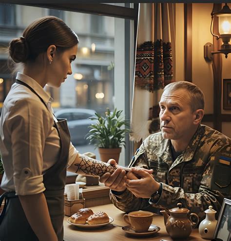 Muž a žena sedia v kaviarni
