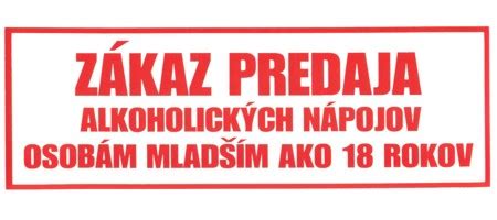 Zákaz predaja alkoholu mladistvým