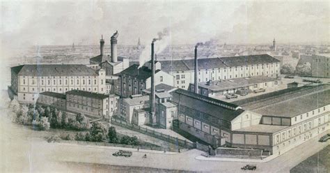 Dobová ilustrácia plzenského pivovaru