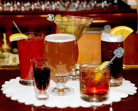 Rôzne druhy alkoholických nápojov