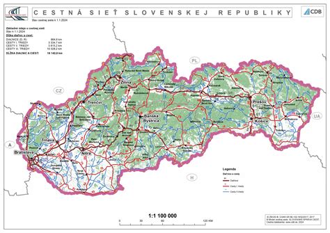 Mapa Slovenska s vyznačenou oblasťou Spiša a Tatier