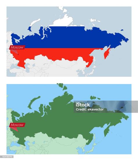 Mapa Ruska s vyznačenými regiónmi produkcie vodky