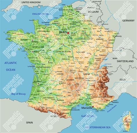 Mapa Francúzska s vyznačenými vinárskymi oblasťami