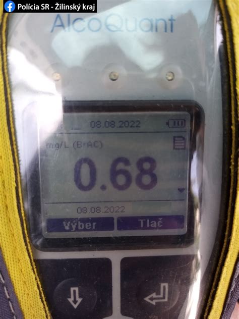 tabuľka s prehľadom sankcií za alkohol za volantom