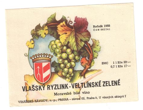 Etiketa vína z kolekcie 