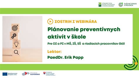 Infografika zobrazujúca štruktúru preventívnych aktivít v škole