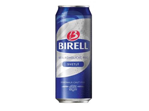 Fľaša a plechovka piva Birell